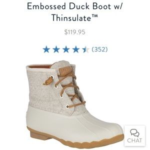 Sperry Women's Saltwater Wool Embossed Duck Boot